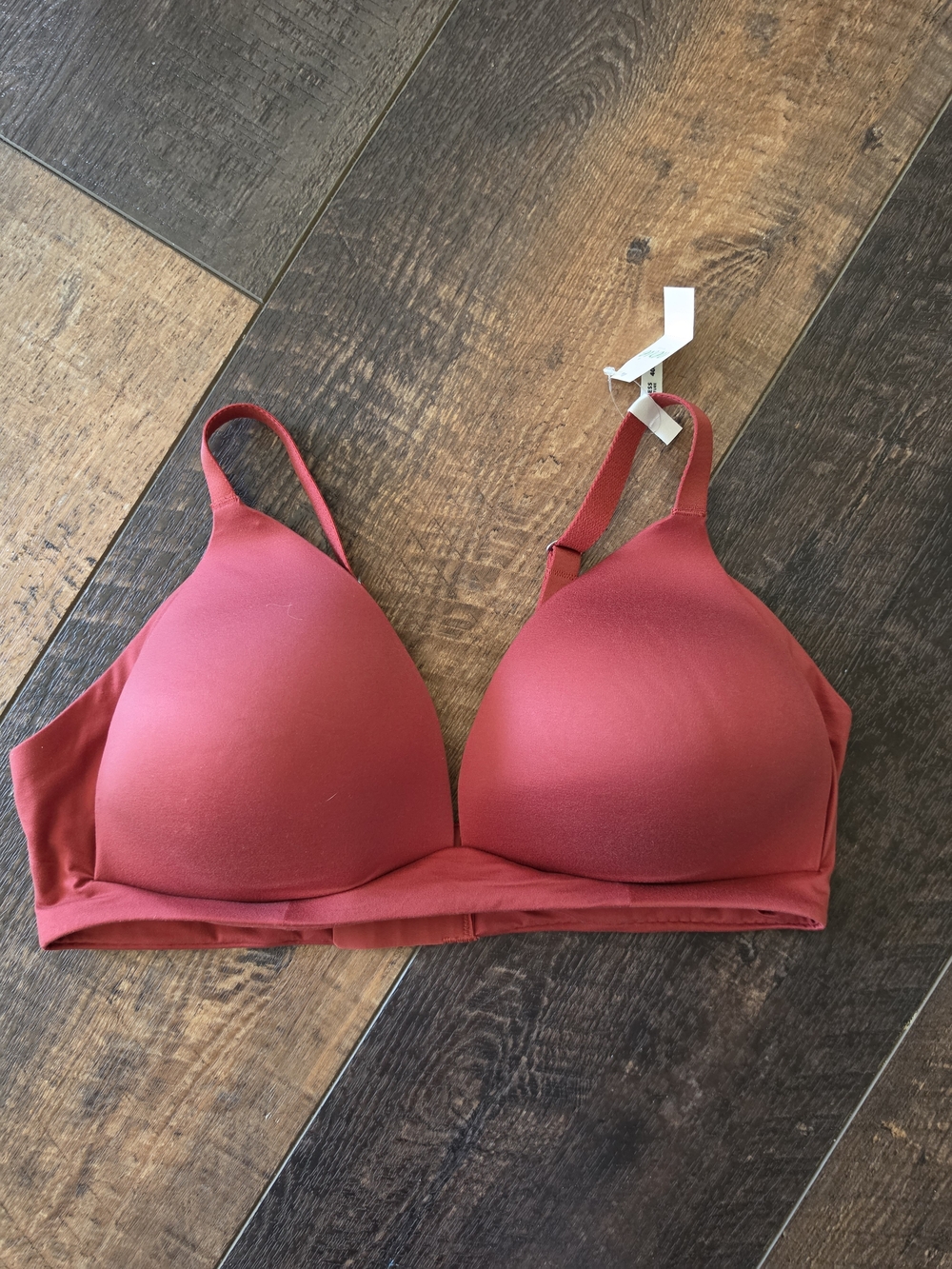 Aerie Sunnie Wireless T-Shirt Bra 40D Berry Red Real Good
